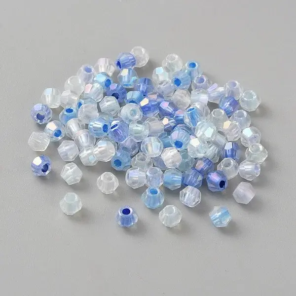 Eletroplated Transparent Glass Beads