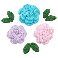 9Pcs Handmade Crochet Cotton Ornament Accessories