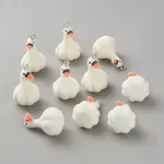 Flocking Resin Pendants