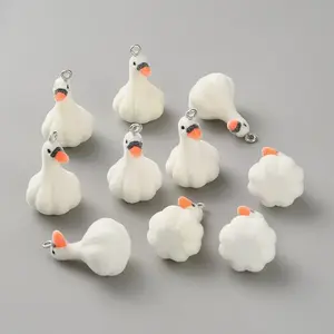 Flocking Resin Pendants