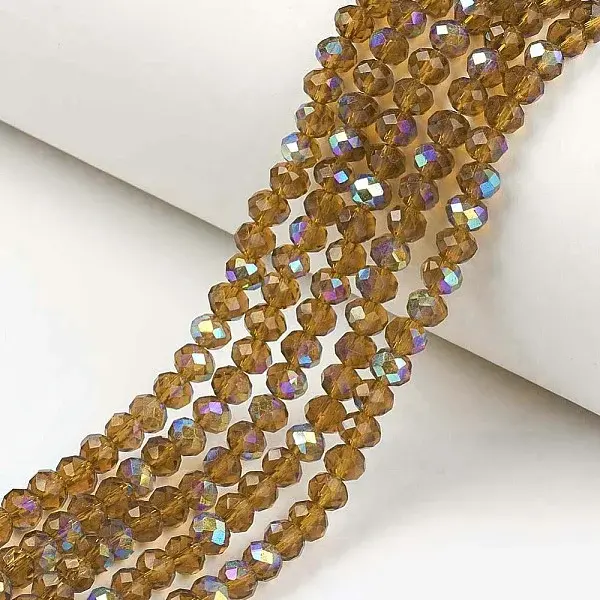 Electroplate Glass Beads Strands