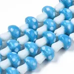 Mushroom Handmade Lampwork Beads Strands