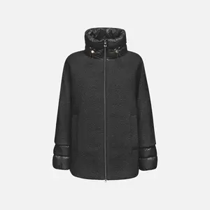 Black Women's Coat Geox Calithe - Women's