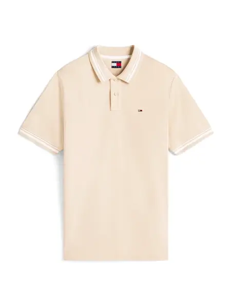 Tommy Jeans Tričko  telová / biela