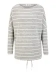 Dorothy Perkins Tall Tričko  sivá melírovaná / biela