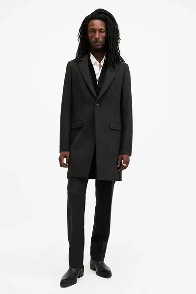 Kabát s příměsí vlny AllSaints WIXX