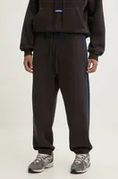 Bavlněné tepláky A-COLD-WALL* hnědá barva, ACWMB296