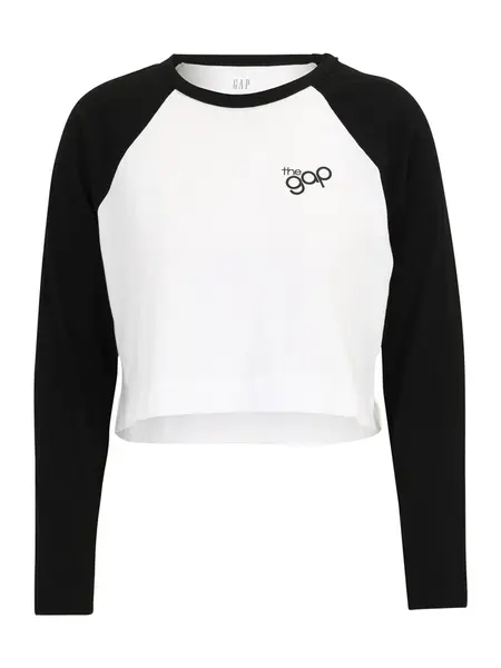 Gap Petite Tričko  čierna / biela