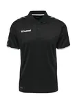 Hummel Funkčné tričko 'Authentic'  tmavosivá / čierna / biela