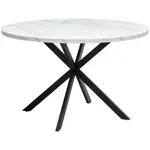 MID.YOU JÍDELNÍ STŮL, černá, bílá, 120/120/75 cm
