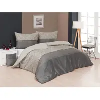 Matejovsky POVLEČENÍ, renforcé, šedavě hnědá, 140/200 cm