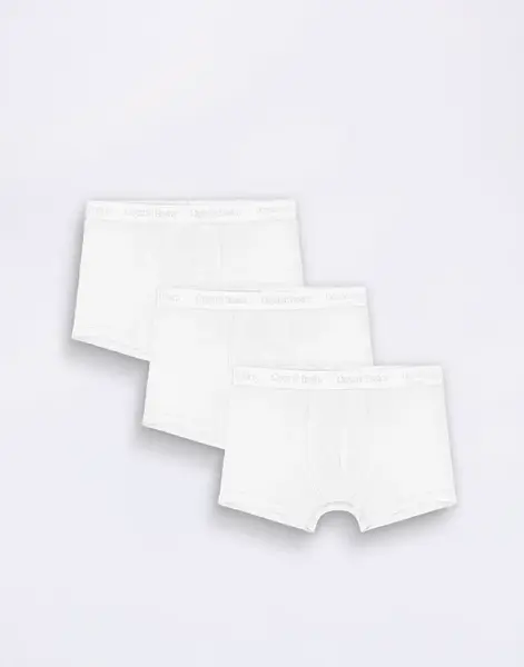 Organic Basics Core Trunks 3-Pack White / White / White M