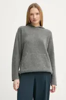 Vlněný svetr Theory dámský, šedá barva, O1111727