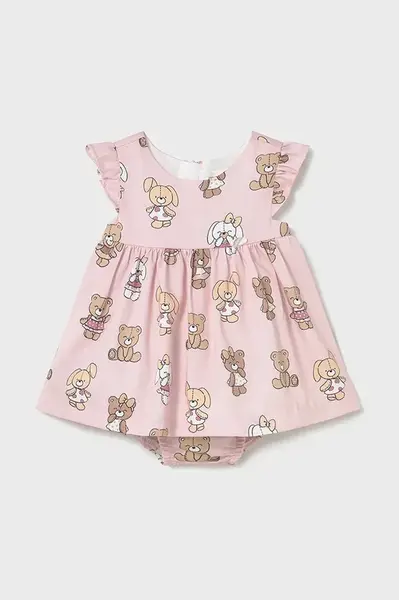 Dětské bavlněné šaty Mayoral Newborn