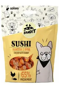 Vetexpert Mr.bandit pochoutka sushi kuře a ryba 80g