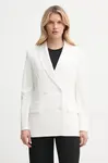 Blazer s příměsí vlny A.L.C. bílá barva, dvouřadový, 1JAKT00978