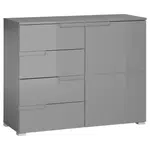 XXXL KOMODA, šedá, 100/80/40 cm
