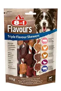 Pochoutka 8in1 triple flavour skewers (6ks)