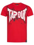 Tapout Tričko 'Splashing'  červená / čierna / biela