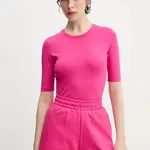 Tričko HUGO Darnelia růžová barva, 50515019