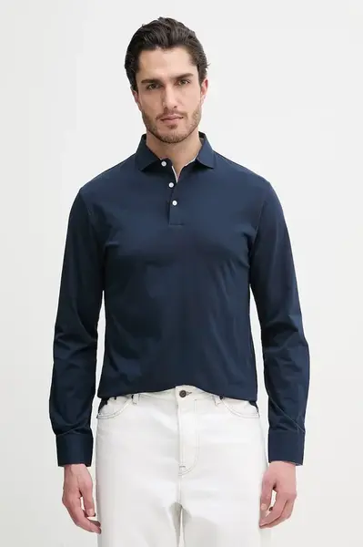 Hackett London Dětské bavlněné tričko s dlouhým rukávem Hackett London