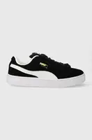 Kožené tenisky Puma Suede XL černá barva, 395205