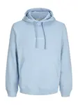 JACK & JONES Mikina 'JORNorrebro'  svetlomodrá / biela