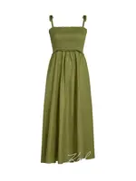 Karl Lagerfeld Plážové šaty 'K/Signatur'  kiwi