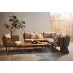 Ambia Garden ZAHRADNÍ SEDACÍ SOUPRAVA dřevo, kov, plast