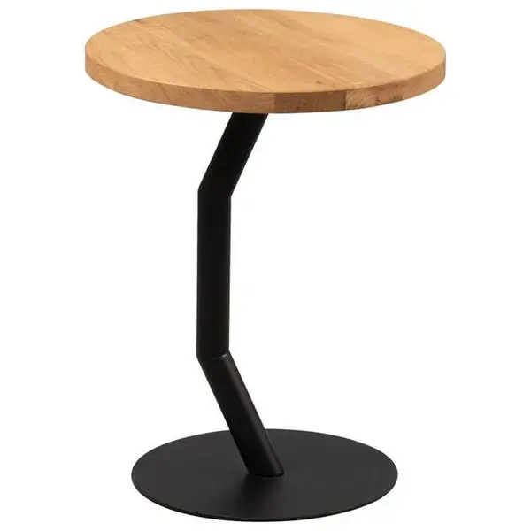 ODKLÁDACÍ STOLEK, divoký dub, černá, divoký dub