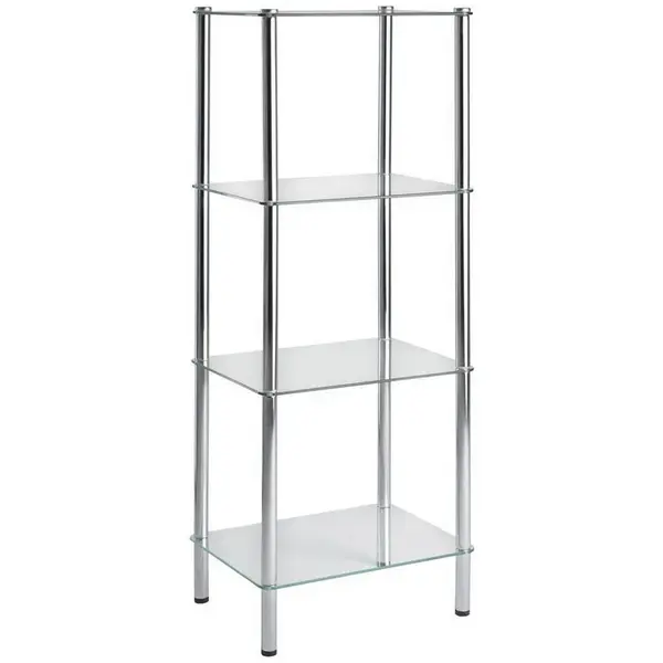 REGÁL, barvy chromu, 40/104/30 cm