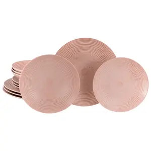 Creatable JÍDELNÍ SOUPRAVA Catania Peach 12dílné