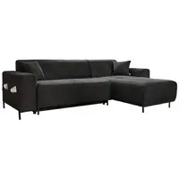 MID.YOU ROHOVÁ SEDAČKA, textil, tmavě šedá