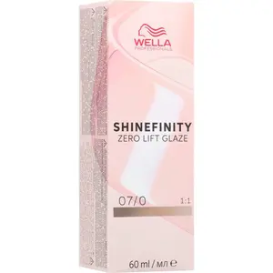 Wella Professionals Shinefinity Zero Lift Glaze demipermanentná farba na vlasy odtieň 07/0 60 ml