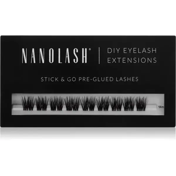 Nanolash DIY Eyelash Extensions sada na domácí prodloužení řas Heartbreaker 36 ks
