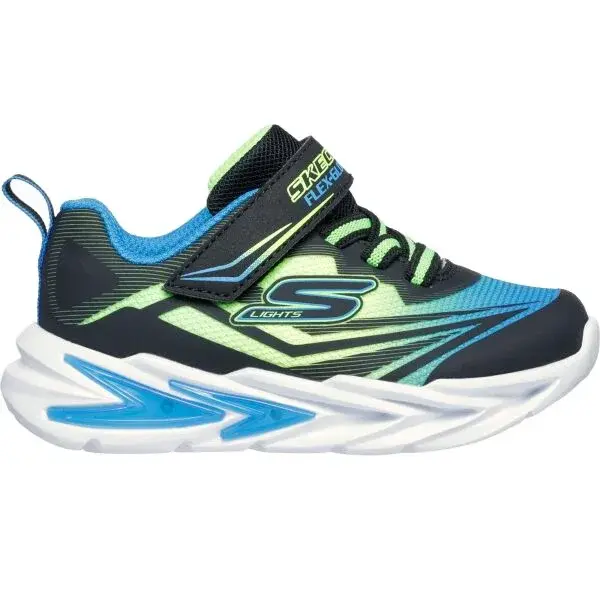 Skechers FLEX-GLOW ULTRA Detská voľnočasová obuv, svetlo zelená, veľkosť