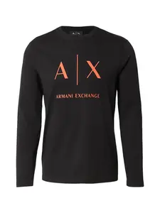 ARMANI EXCHANGE Tričko  svetločervená / čierna