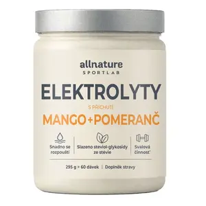 Allnature Sportlab Elektrolyty mango + pomeranč 295 g