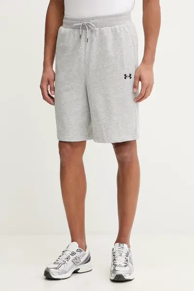 Under Armour teplákové šortky pánské s bavlnou Rival