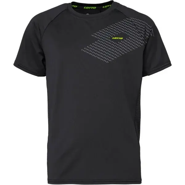 Lotto ALETTO Chlapecké triko, černá, velikost 140-146