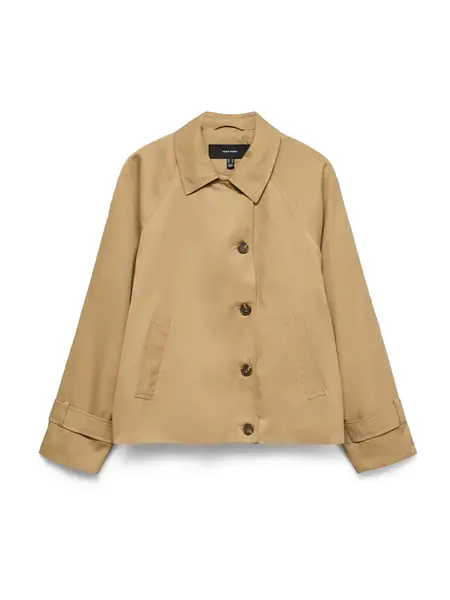 VERO MODA Prechodná bunda 'VMSOFFY'  svetlohnedá