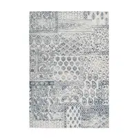 XXXL VENKOVNÍ KOBEREC, 80/150 cm, krémová, tmavě modrá