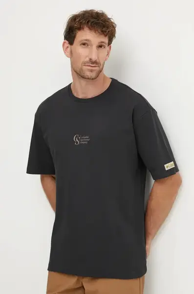 Tričko Columbia CSC Heritage černá barva, s potiskem, 2090871