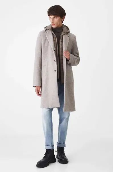 Kabát s příměsí vlny Medicine