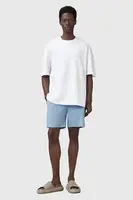 Plavkové šortky AllSaints UNDERGROUND SWIMSHRT černá barva, M012WA