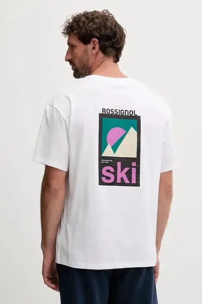 Bavlněné tričko Rossignol WATERFALL RELAX