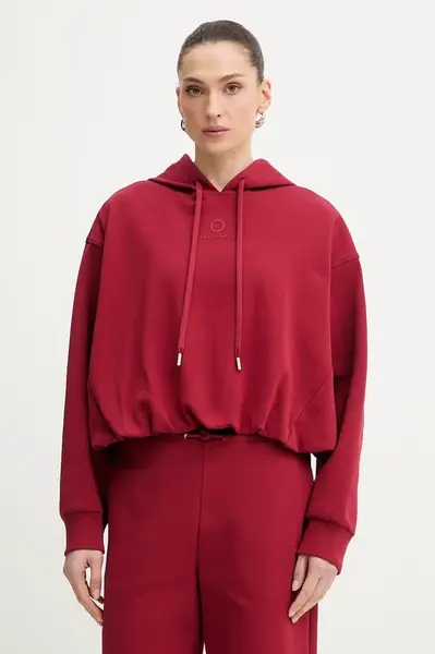 Trussardi mikina s kapucí ženská bavlněná