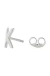 Stříbrné náušnice Design Letters