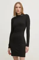 Šaty Calvin Klein Jeans černá barva, mini, J20J225074