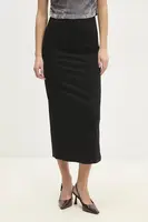Sukně Answear.LAB černá barva, maxi, pouzdrová